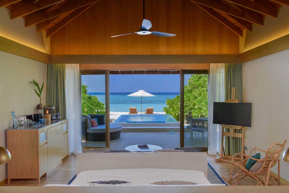 Beach Villa with Pool at Emerald Faarufushi Resort & Spa, view 3